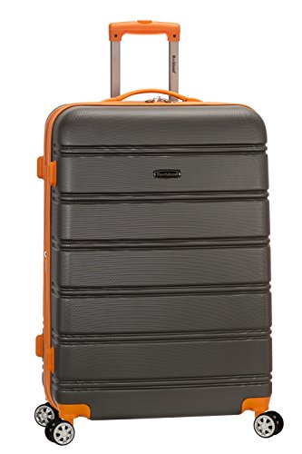Rockland Melbourne 28-inch charcoal luggage front view