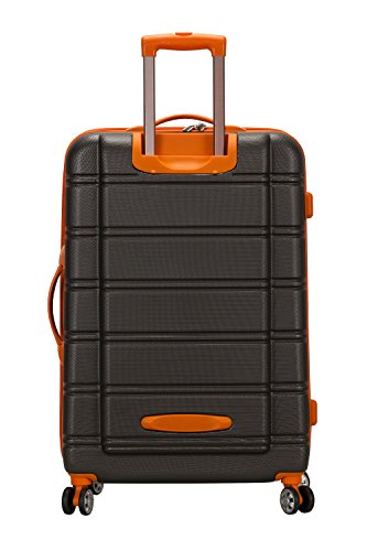 Rear view of Rockland Melbourne hardside spinner luggage