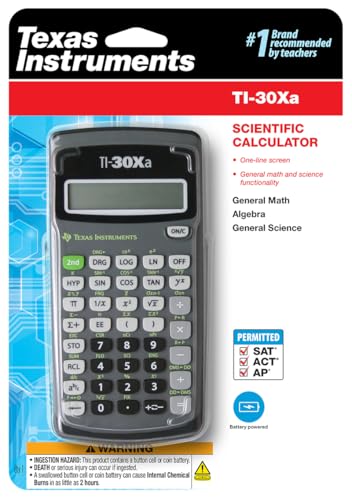 Texas Instruments TI-30Xa in packaging