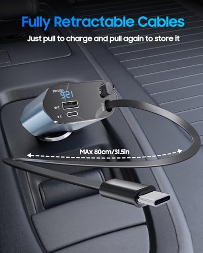 Docaukc charger with four connected devices