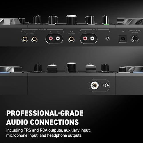Hercules DJControl Inpulse 500 side profile with feet