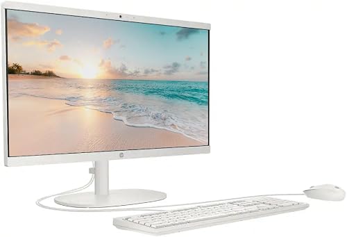 Side profile of HP All-in-One display tilt