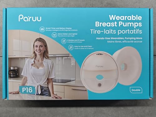 Paruu P16 breast pump packaging contents