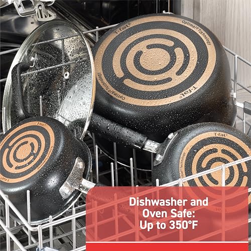 T-Fal Signature set utensils and lids