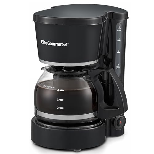 Elite Gourmet EHC-5055 coffee maker front view