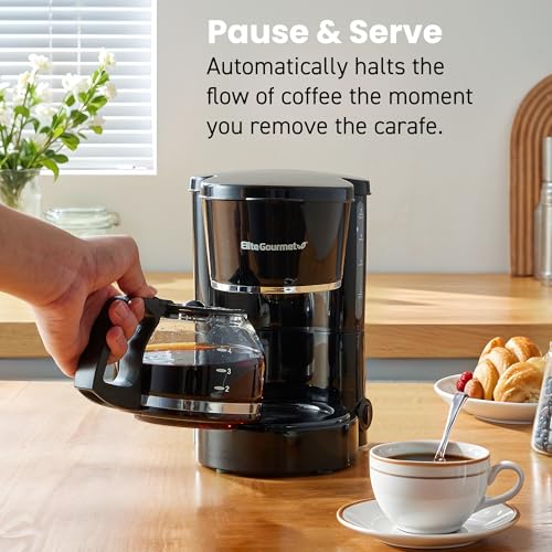 Elite Gourmet EHC-5055 black finish top view