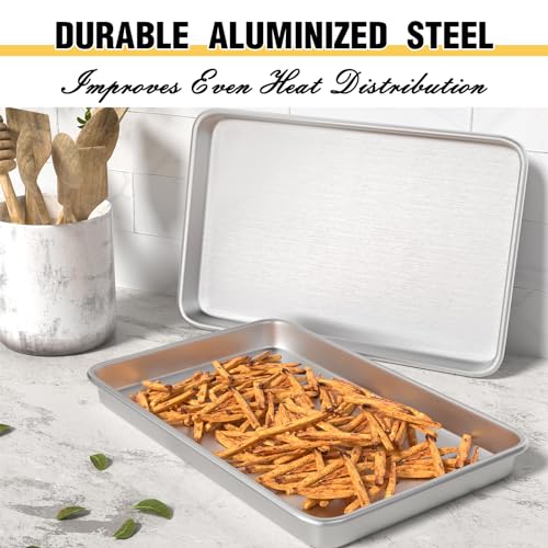 Pair of 18x13 inch commercial grade pans