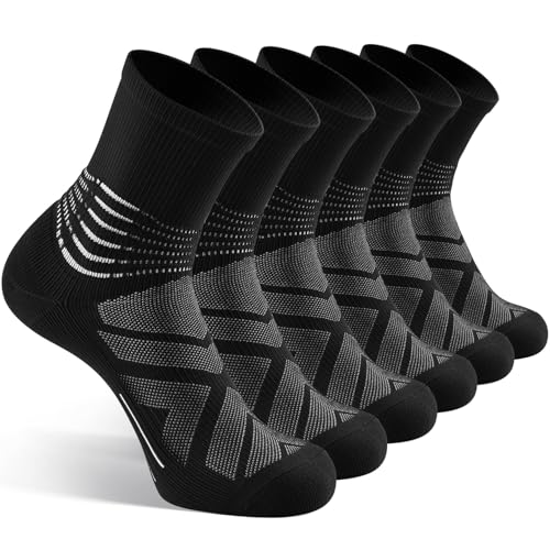 IRAMY Compression Ankle Support Crew Socks folded