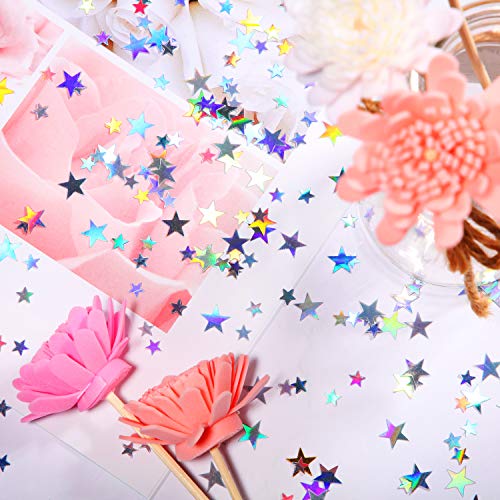 Hestya confetti used in a craft project