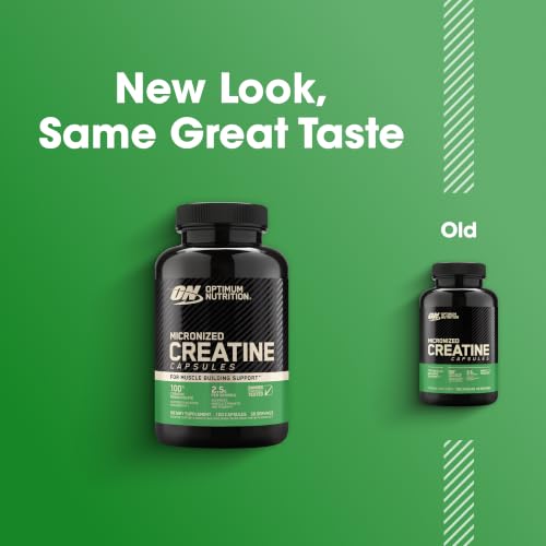 Optimum Nutrition 100 count capsule bottle side