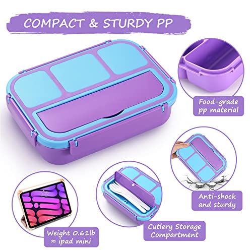 QQKO Bento Lunch Box leak-proof seal detail