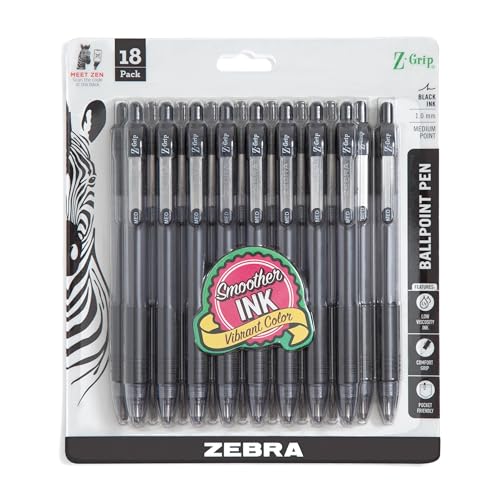 Zebra Pen Z-Grip 18-pack packaging