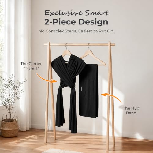 Adjustable straps of Momcozy baby carrier
