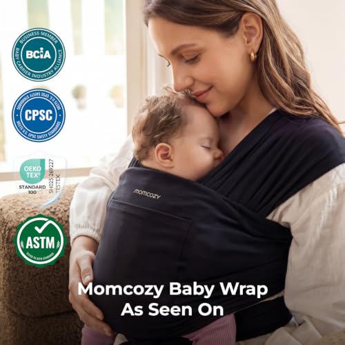 Parent bonding with baby in wrap