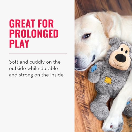 KONG Wild Knots Bear plush texture detail