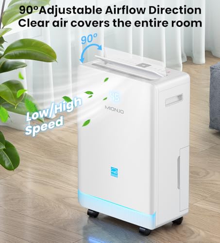MIONJO V3 unit drying laundry in a room