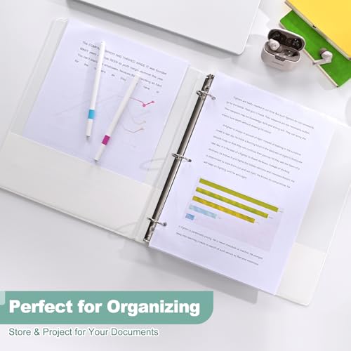 Full 12-pack of SUIN white binders