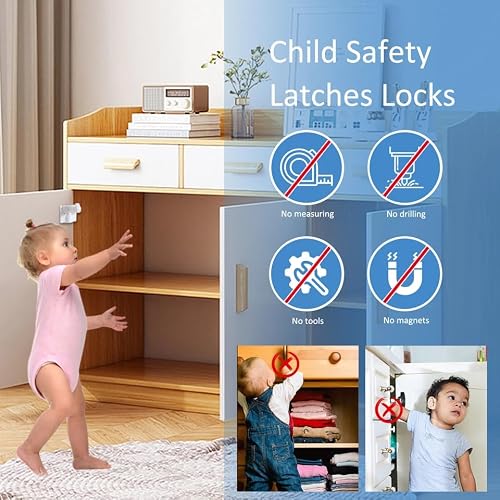 Adhesive backing detail for CLVA cabinet locks