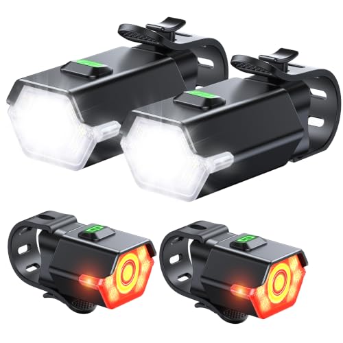 Zewdov Z46L front and rear bike light set