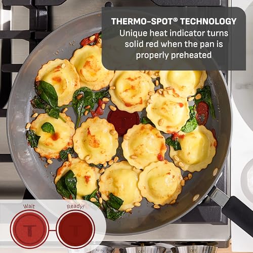 T-Fal ceramic nonstick surface texture