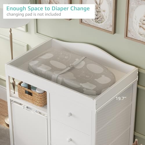 Detachable changing top of BOLUO baby dresser