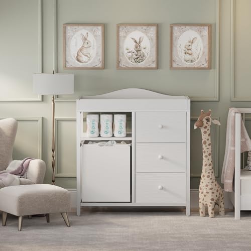 BOLUO changing table with adjustable floor feet