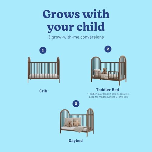 Arched design feature of Graco Olivia crib