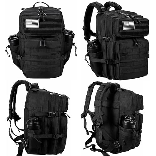 Close up of LHI tactical backpack heavy duty zipper