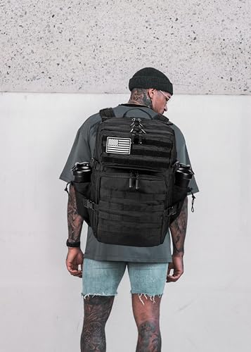LHI military backpack shoulder strap detail