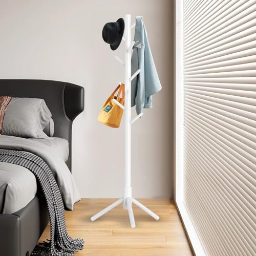 Freestanding wooden rack assembly