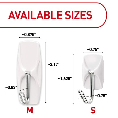 Refillable hook hardware components