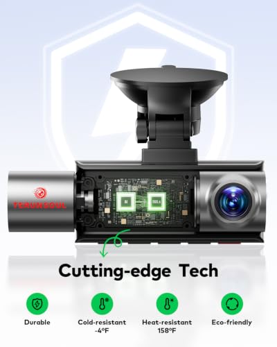 Packaging box for TERUNSOUL D018D 3 Channel Dash Cam