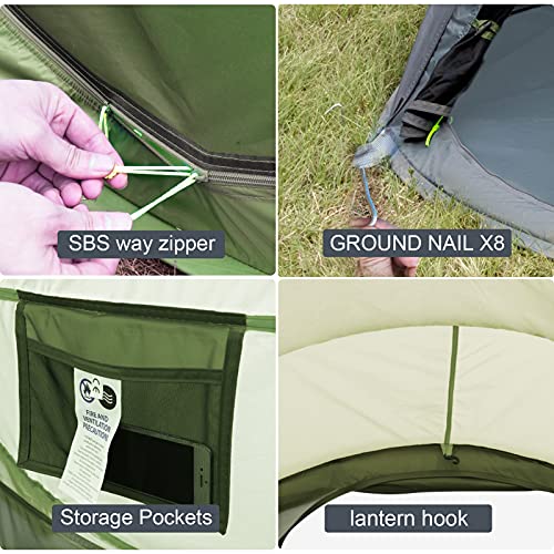 Folded tent in carrying bag