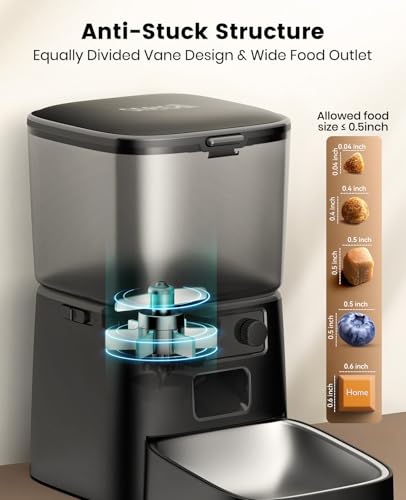 oneisall cat feeder showing the food dispensing tray