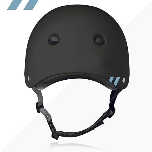 Matte black 80Six helmet front view