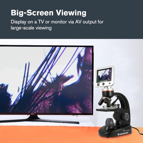 Celestron LCD microscope front view