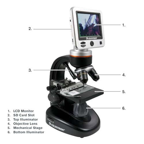 Celestron LCD Digital Microscope II detail view
