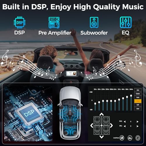 Side profile of Kissound double din head unit