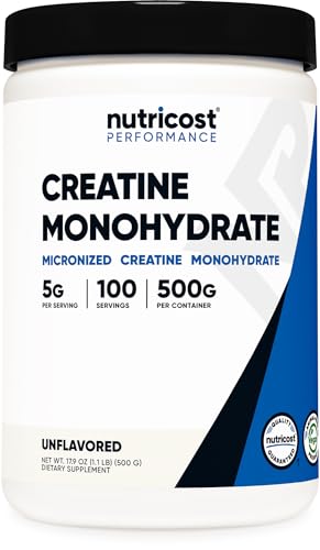 Nutricost Creatine Monohydrate 500g front view