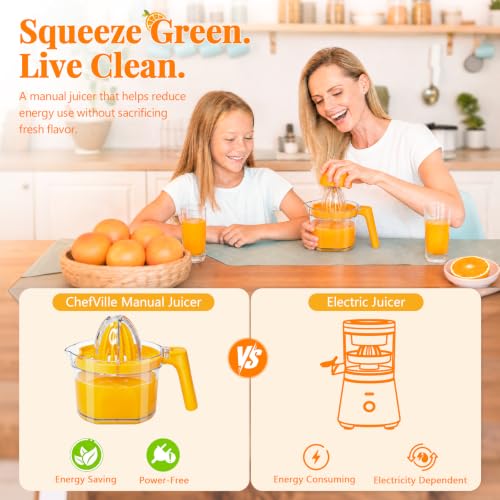 Non-slip silicone base on citrus juicer