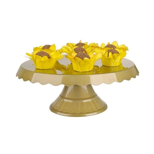 Top down view of white cupcake holder