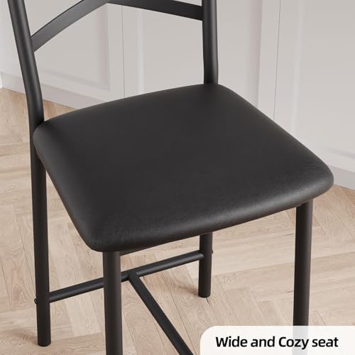 Metal frame construction of Garvee bar chairs