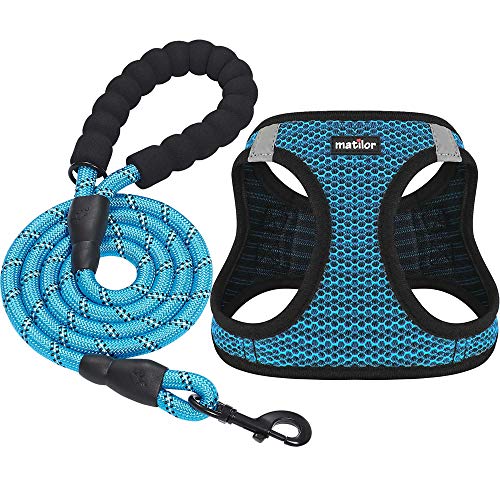 Matilor Dog Harness Step-in Blue Medium