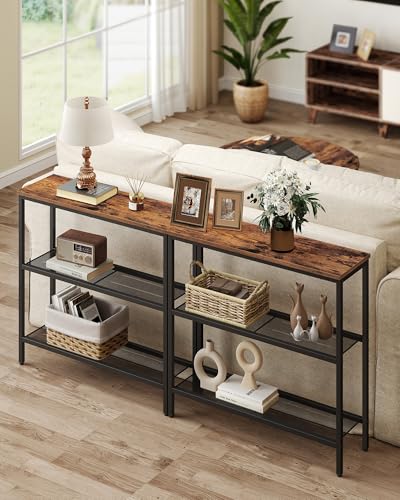 VASAGLE 31.5" console table styled with decor
