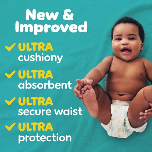 Pampers Baby Dry 104 count packaging