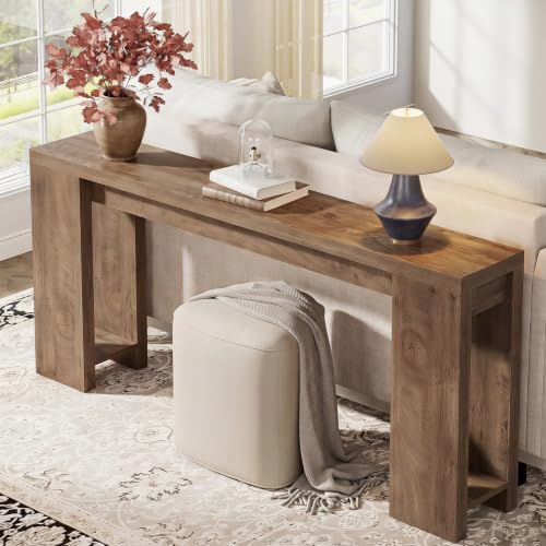 Console table styled in a foyer