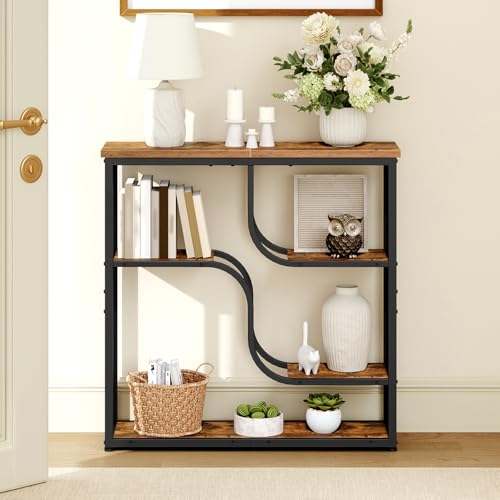 Side profile of HOOBRO 5-tier narrow table