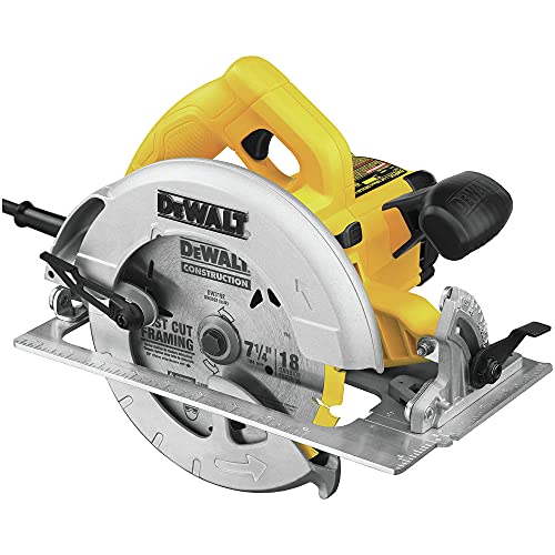 DEWALT DWE575 circular saw side profile
