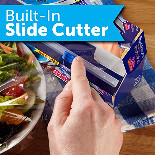 Slide cutter on Reynolds plastic wrap