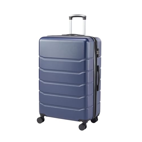 NEWBULIG 20 Inch Carry On Luggage blue front view